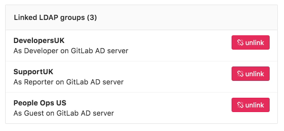GitLab OU Structure